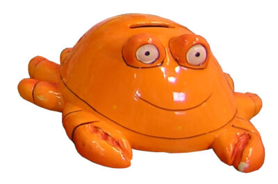 PACK 2 HUCHA CERAMICA CANGREJO MULT.20CM