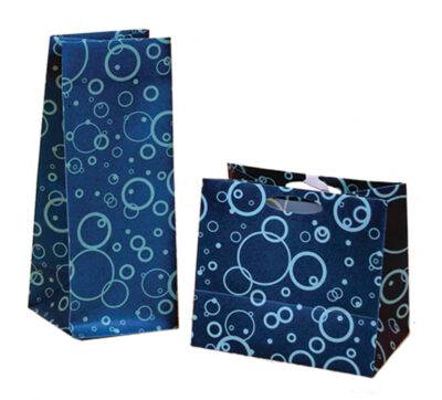 PACK 24 BOLSAS PLASTICO AZUL BURBUJA 8*11CM