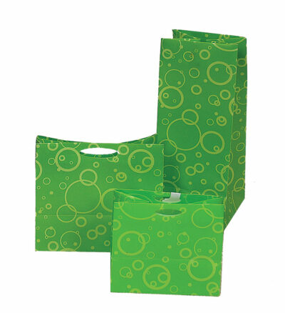 PACK 24 BOLSAS PLASTICO VERDE BURBUJA 9*14CM
