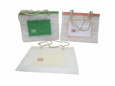 PACK 8 BOLSA PARCHE COLORES SURTIDO H17.5X23CM