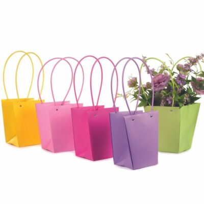 BOLSAS S/10 5 COLORES MIXTOS 17X17 H20