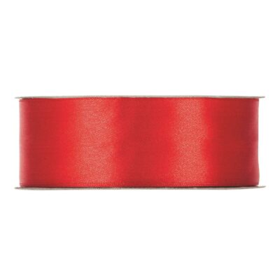 CINTA RASO MM25X50MT TRUE ROJO