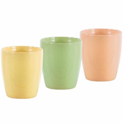 MACETERO ALTO 3 MIX COL PASTELLO D.13 H15 MIN 6 PZ