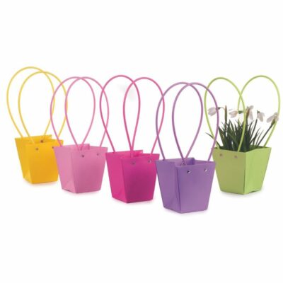 BOLSAS S/10 5 COLORES MIXTOS 12X12 ALTO 12.5