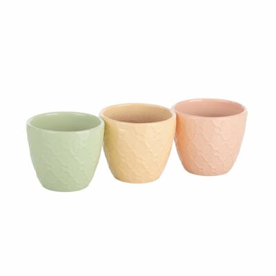 MACETERO 3MIX COL PASTELLO D 7 H 6 CENEFA TERRACOTA MIN 12 PZ