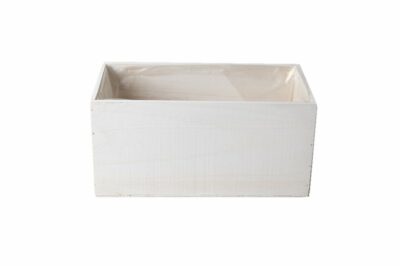 CAJA RECTANG. BLANCA CERRADA 25X13 H 12