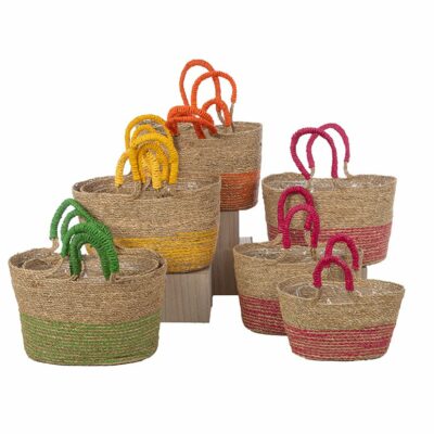 BOLSA S/3 4MIX COL S 25.5X13 H15/27-B 33X18 H20/35 HIERBA MIN 4 ST