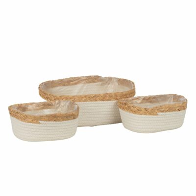 RECTANG. S/3 BLANCO S(X2)21X15 H 9-B 32X24 H11 TELA HIERBA