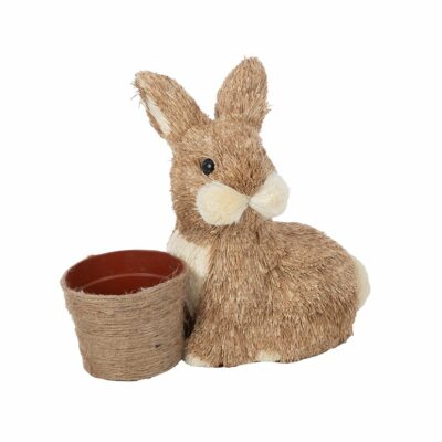 SOPORTE P/MACETAS C/CONEJO, 29X24, MACETA 23 D. Y 9 ALT., HIERBA