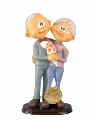 PAREJA 50 ANIVERSARIO RAMO ROSAS